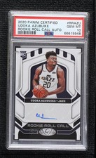 2020-21 Certified Rookie Roll Call Udoka Azubuike #RR-AZU PSA 10 GEM MT Auto n0c