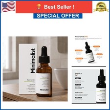 Minimalist Niacinamide 10  Zinc Face Serum 30 ml for Pores  Oily Skin