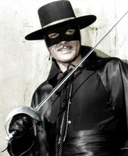 Photo portrait de Guy Williams dans Signé zorro (24 x 30 cm)