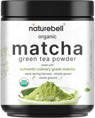 Organic Matcha Green Tea Powder, 2 Pounds | Unsweetened with Zero Sugar, Culinar