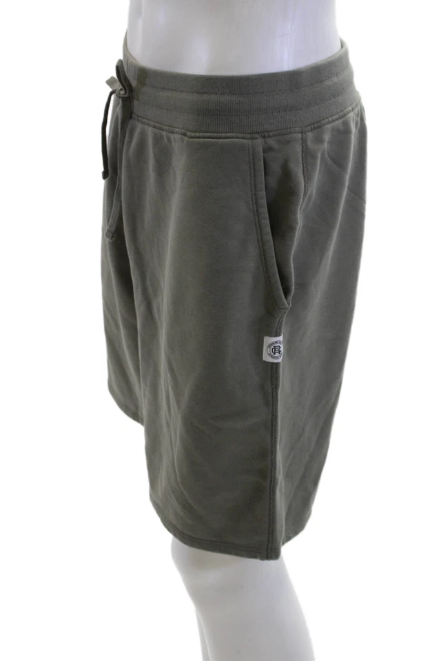 Pantalones Cortos para Hombre REIGNING CHAMP Verde Algodón Cordón Ejército Talla L Foto 2 de 4