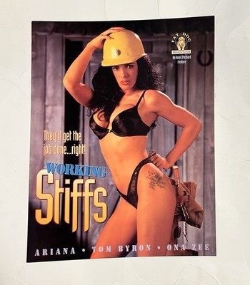 Working Stiffs Ariana Ona Zee Adult Film Ad Slick Promo