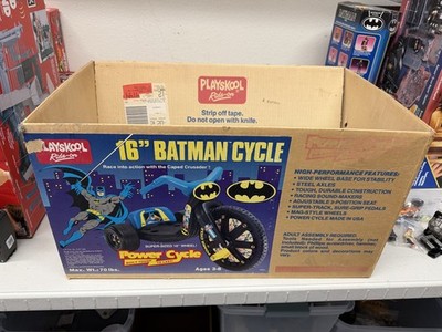 Vintage BOX 1980 s BATMAN Power Cycle Big Wheel Playskool box only