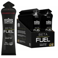 SIS Beta Fuel Energy Gel 60ml Sports Energy Gel Strawberry and Lime Box of 30