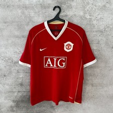 MANCHESTER UNITED 2006 2007 HOME FOOTBALL SHIRT NIKE JERSEY SIZE XL