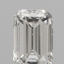 Natural Loose Emerald Diamond 0.18 Ct Setting Color G/SI Clarity GIA CERTIFIED 847.33 per carat