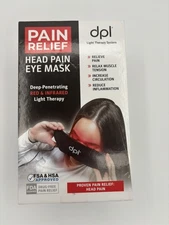 DPI Eye Mask Head Pain Relief deep Penetrating Red Light Therapy Migraines 