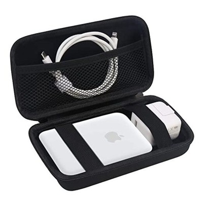  Carrying Case  for Apple MagSafe Charger Battery Pack, Hard Black+ Black