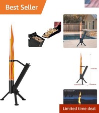 Riscaldatore a pellet in acciaio inox verniciato resistente per ritiri eleganti all'aperto