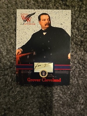2021 Historic Autographs Written Word POTUS Grover Cleveland