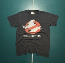 Vintage Ghostbusters Graphic T Shirt Size Men s Medium Black Movie 2008 Rare
