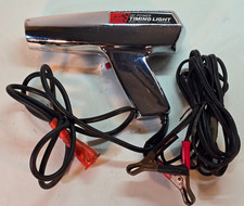 Vintage Chrome Sears 6-12 Volts Dc Power Timing Light 244.21171 Testedworking