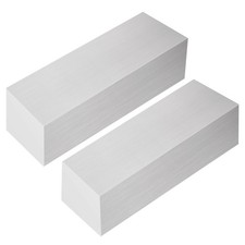 2 Pieces 2" X 2" ALUMINUM 6061 SQUARE BAR 8" long Solid T6511 New Mill Stock