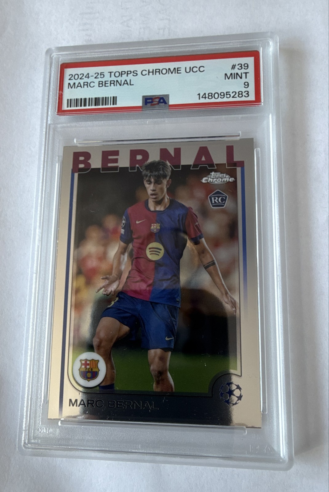 2024-25 Topps Chrome Uefa Club Competitions - Marc Bernal #39 (RC)