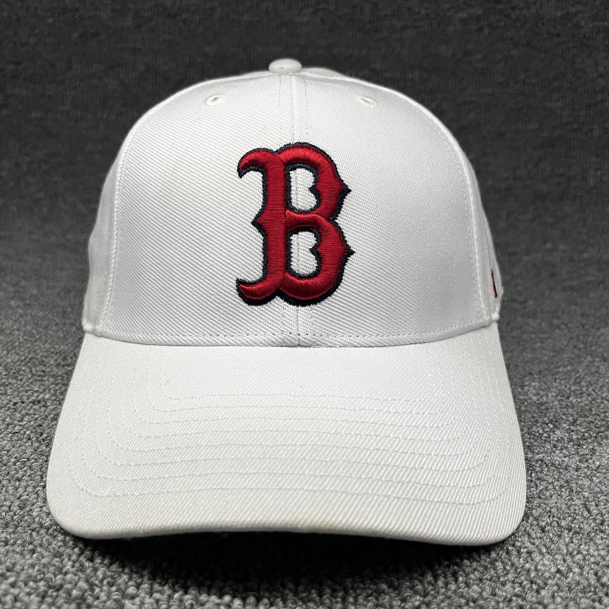 New '47 Boston Red Sox Clean Up Adjustable Hat White Red B Logo Cap