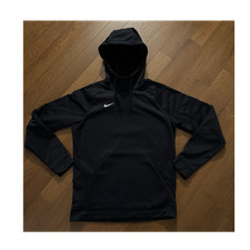 Nike Dri-FIT Black Fleece Pullover Hoodie Men's Size S Long Sleeve