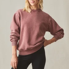 American Giant UNISEX American Vintage Crew Sweatshirt Made In USA Size S