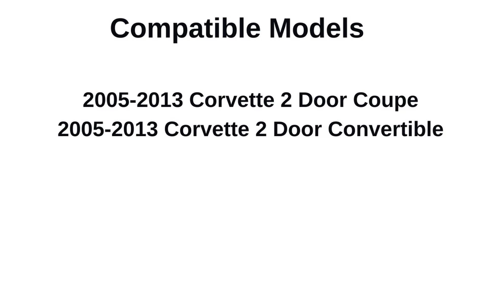 Fits 2005-2013 Chevrolet Corvette Passenger Right Side Door Window Door Glass Foto 3 de 4