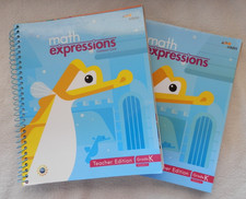 Volume 1  2 Math Expressions Grade K Teacher Edition -Houghton Mifflin Harcourt