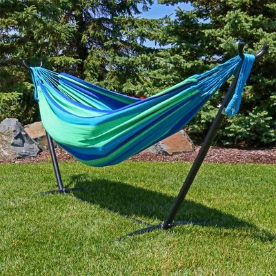 Brazilian Hammock without Stand, 450 lb Capacity, Oasis by Sunnydaze
