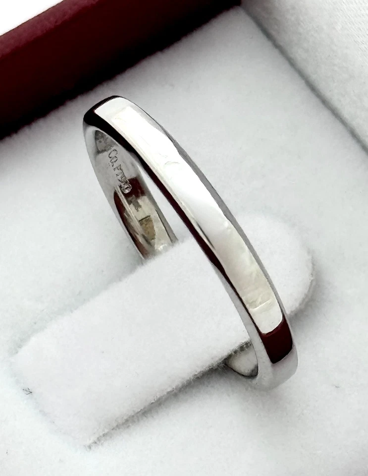 ANILLO DE BODA TIFFANY & CO TIFFANY FOREVER, PLATINO, 3 MM, RET USD $1,425 Foto 4 de 4
