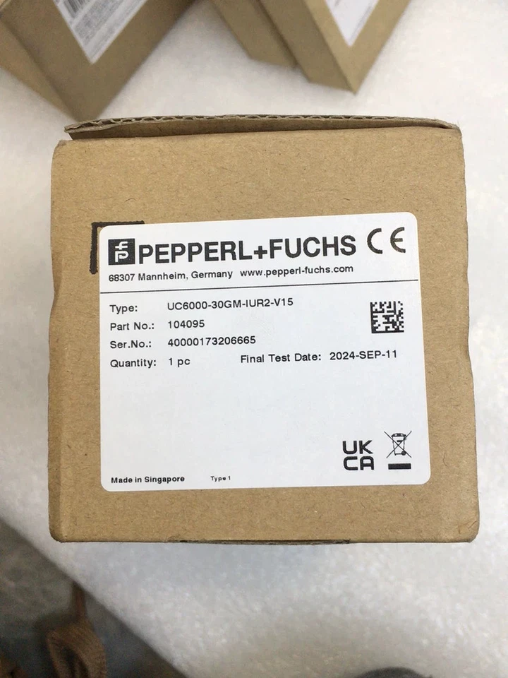 New In Box Pepperl+Fuchs P+F UC6000-30GM-IUR2-V15 Ultrasonic Sensor - Image 2 of 3