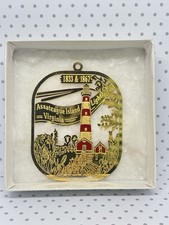 Assateague Virginia Lighthouse Tom Pollard #11 Ornament Boxed Made in USA