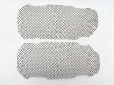 2004 - 2007 Jaguar XJR XJ8 VDP Front Grille Wire Mesh Inserts OEM Pair Set Both