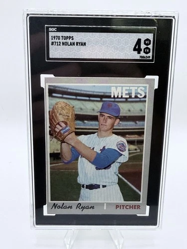 1970 Topps NOLAN RYAN New York Mets #712 SGC 4 VG/EX Condition