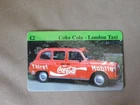 Prepaid Card Used UK - London Taxi / COCA-COLA