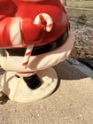 Christmas Blowmold 1950s Glowing Jovial HY-G SANTA Lighted Hard Plastic Decor — photo 8