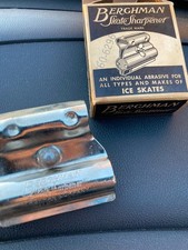 Vintage Berghman Ice Skate Sharpener with Original Box