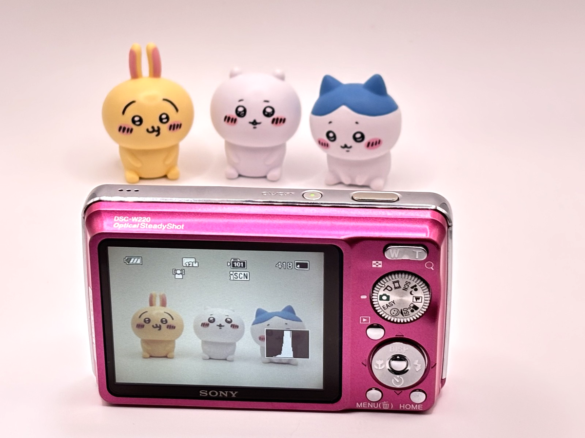 Sony Cyber-shot DSC-W220 12.1MP Digital Camera - Pink for sale