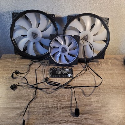 Montech ARGB Case Fan Lot 2x 200mm and a 120mm Plus an ARGB LED Board - Tested