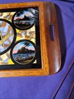Vintage Masonic Serving Tray - Revese Painted Glass ( Rio De Janeiro)... — photo 5