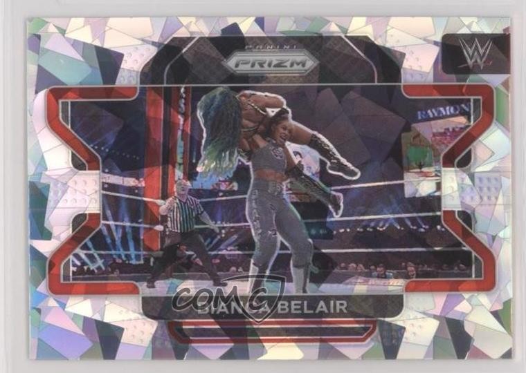 2022 Panini Prizm WWE Ice Prizm Bianca Belair #9 1g6j