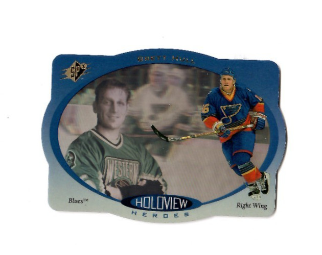 Brett Hull 1996-97 SPx Holoview Heroes Hockey Card #HH8