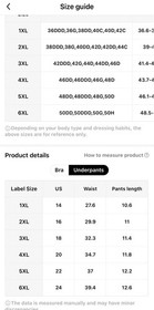 Plus Size Sexy Lingerie   Bra N Boy shorts Underwear Set 4XL See Chart