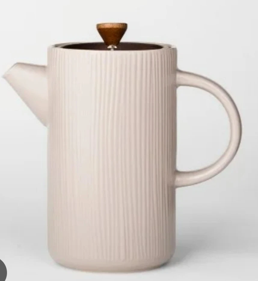 Ceramic French Press Jar Tea Or Coffee Project 62 Color Brown By Target New