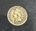 1861 Indian Head Cent Penny, Fine -  Tougher Date