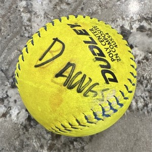 Ball of Softball 4U554 Yellow Composite Material Ball