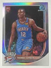 Thomas Sorber 2025-26 Bowman #BRR-15 Chrome Red Rookie Variation RC Thunder
