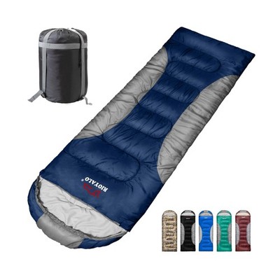 0 Degree Winter Sleeping Bags for Adults Camping (450GSM) - Temp Range (5F–
