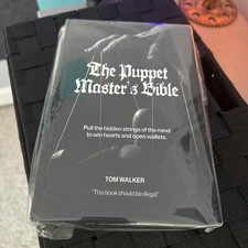 The Puppet Master's Bible Hardcover Tom Walker Book New