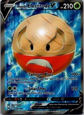 Hisuian Electrode V 172/196 Ultra Rare Lost Origin Pokemon Holo MP