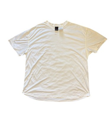 Nike Vintage Alpha Project V-Neck Shirt White Center Swoosh Size 2XL Made in USA
