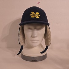 NCAA Michigan Wolverines Trapper Hat with Bri...