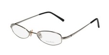 NEW VERA WANG V109 EYEGLASSES SILVER CH FULL-RIM WOMENS METAL 50-18-140