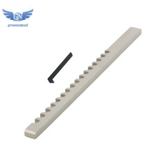 3/16" B Type 3/16" &times; 6-3/4" High Speed Steel Standard Keyway Broach With Shim