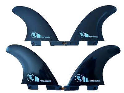 SALE! Cardiff Fin Co Medium Quad - Nylon - Black  - Fits FCS2